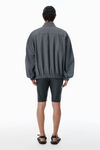 Alexander Wang dark grey melange dark grey logo track jacket