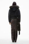 Alexander Wang eiffel tower digital animal-print maxi skirt in chenille