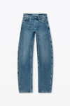 Alexander Wang vintage medium indigo 中靛蓝水洗低腰接裆牛仔裤