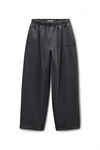 Alexander Wang washed asphalt グレー オーガニックテリー オーバーサイズ スウェットパンツ