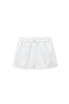 Alexander Wang white classic boxer short in cotton