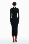 Alexander Wang black high-neck dress