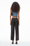 Alexander Wang washed charcoal crystal hotfix slim relaxed-fit pants