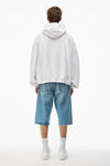 alexander wang 苹果发泡图案毛圈布连帽运动衫 light heather grey