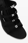 alexander wang lolita 105 缎面凉鞋 black