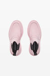 Alexander Wang cradle pink carter 75mm ankle platform boot in rubber