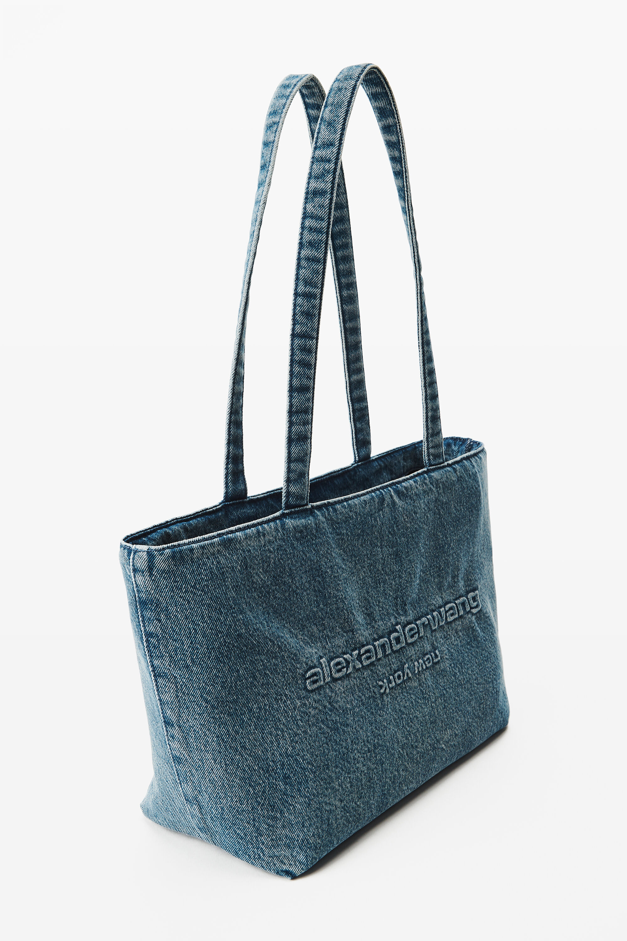Alexander Wang アレキサンダーワン デカロゴ ビック トートバッグ alexanderwang アレキサンダーワング Punch Denim Medium Tote VINTAGE