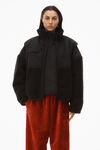 alexander wang クラッシュベロア トラックパンツ red