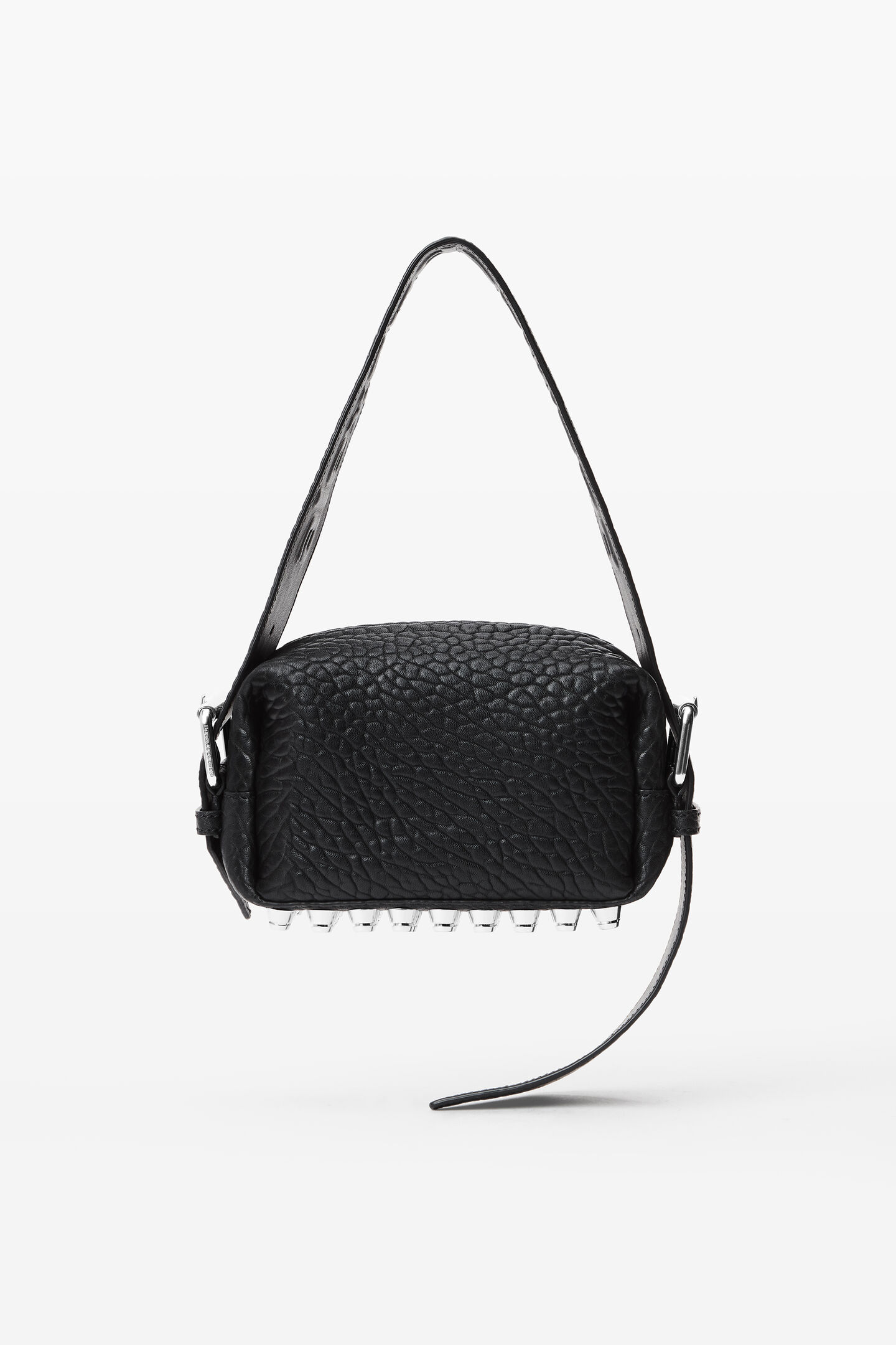 Ricco Small Bag in Lambskin Leather in BLACK | alexanderwang®