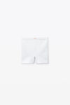 Alexander Wang white bike-shorts aus nahtlosem rippstrick