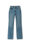 FLY HIGH-RISE STACKED JEAN IN DENIM