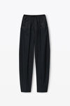 alexander wang articulated pant in crisp nylon black