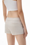 Alexander Wang feather tailored mini skort in wool tailoring
