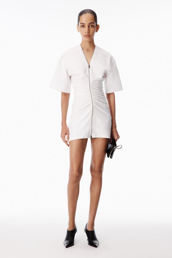 alexander wang zipper mini dress Alexander Wang Sunburst Zip Dress w/ Tags - Black Dresses, Clothing - ALX68241