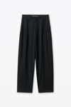 Alexander Wang black tropical wool mid-rise balloon pants