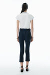 Alexander Wang navy/grey baseball pinstripe capri pants