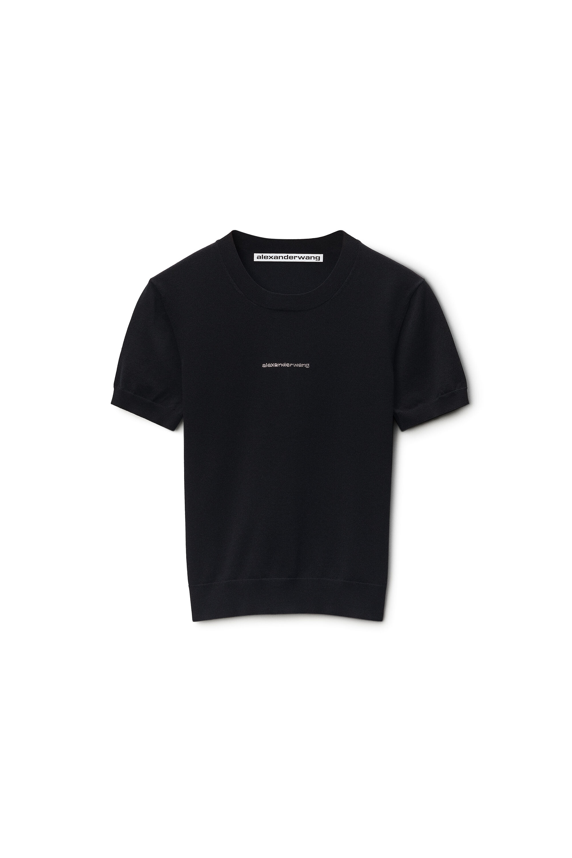 alexanderwang アレキサンダーワング CRYSTAL LOGO SHORT SLEEVE