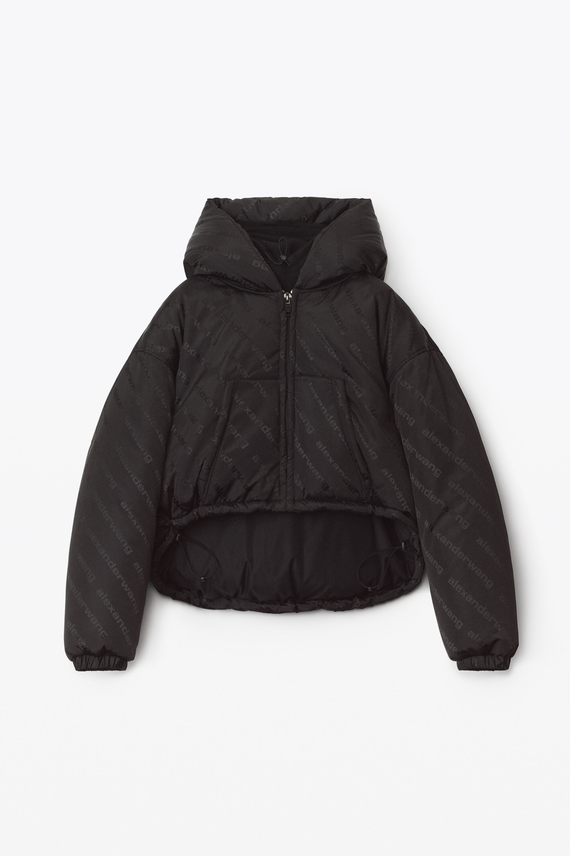 alexanderwang アレキサンダーワング ロゴジャカードナイロン クロップ 