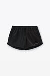 Alexander Wang black ruched track short