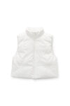 Alexander Wang white white essential puffer vest