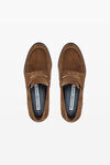 Alexander Wang brown brown suede carter loafers