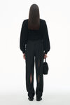 Alexander Wang black long sleeve cardigan with v neck