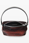 Alexander Wang red/black heiress medium pouch