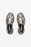 Alexander Wang black/white carter lug loafter