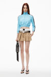 Alexander Wang chino vorgestylter skort mit boxershorts