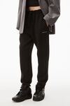 alexander wang aw hoop 皮革运动鞋 black