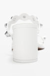 Alexander Wang optic white rexa 65mm sandal in leather