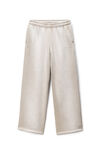 Alexander Wang washed khaki sweatpant hotfix terry mid-rise