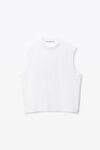 Alexander Wang white 白色复古渐变效果无袖背心
