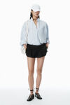 Alexander Wang oxford blue/white コットンオックスフォード オーバーサイズシャツ