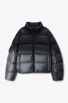 Alexander Wang silver/black reflective gradient puffer