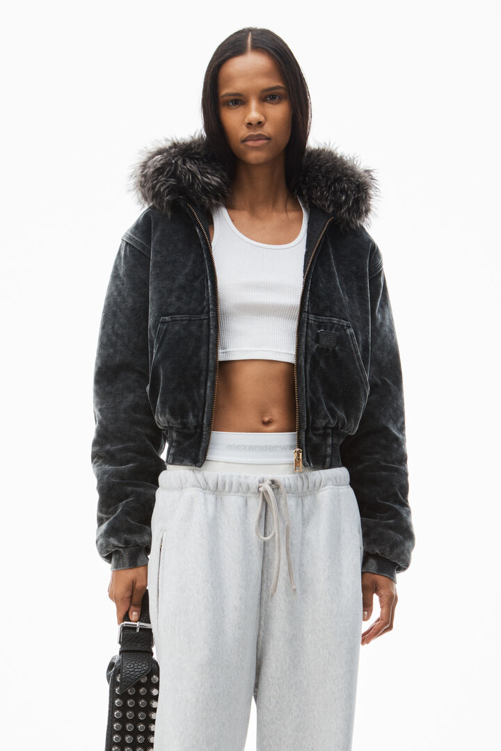 wide leg sweatpants with pre-styled logo brief waistband in LIGHT 