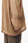 Alexander Wang tannin oversized shirt in workwewar trompe-l'oeil print