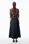 Alexander Wang brown argyle-cardigan aus wollmischgewebe mit hotfix-strass