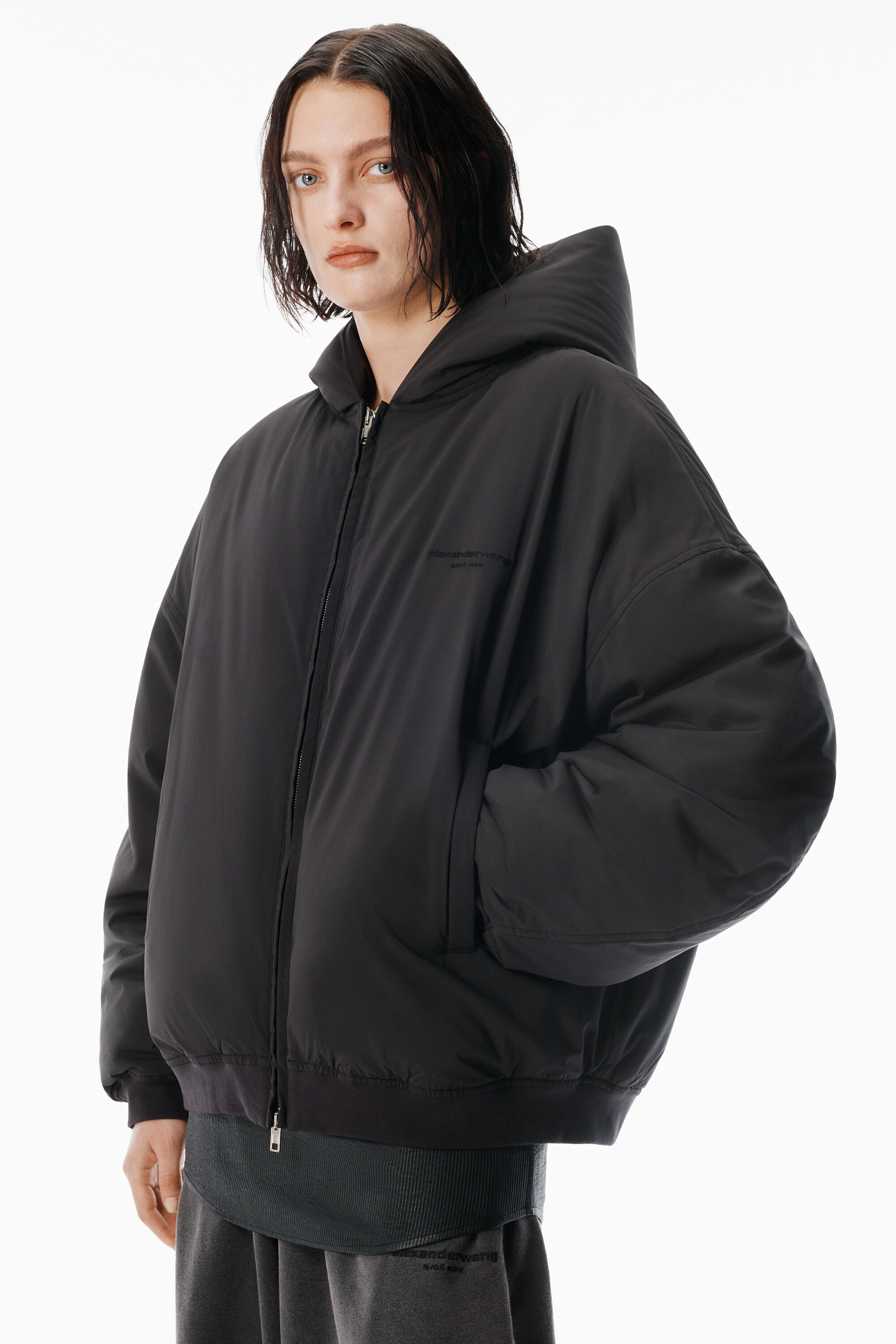 ジャケット・アウター andwang Hoodie docking jacket ジャケット・アウター ANDWANG Hoodie docking jacket ANDWANG Hoodie