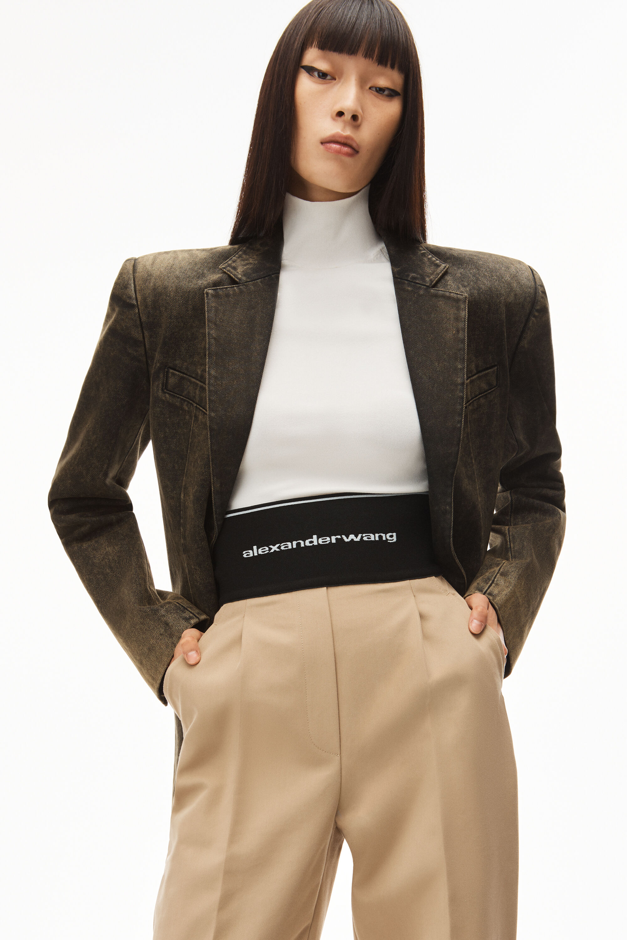 alexanderwang アレキサンダーワング コットン ワイドレッグ alexanderwang アレキサンダーワング コットン ワイドレッグ