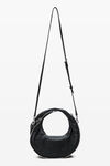 Alexander Wang black schwarze twyst mini-tasche aus memory-leder