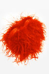 alexander wang オーストリッチ ハートピロー クラッチ bright red