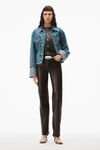 alexander wang デニム ウェーブカフ トラッカージャケット vintage medium indigo