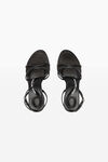 alexander wang dahlia 85 sandal in capretto black
