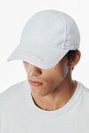 Alexander Wang white distressed logo baseball cap