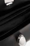 alexander wang dome structured flap bag in leather black