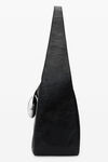dome medium hobo bag in crackle patent leather
