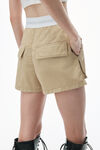 Cargo-Rave-Shorts mit hohem Bund