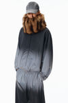 Alexander Wang silver/black veste de survêtement réfléchissante