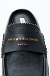 Alexander Wang black black suede carter loafers